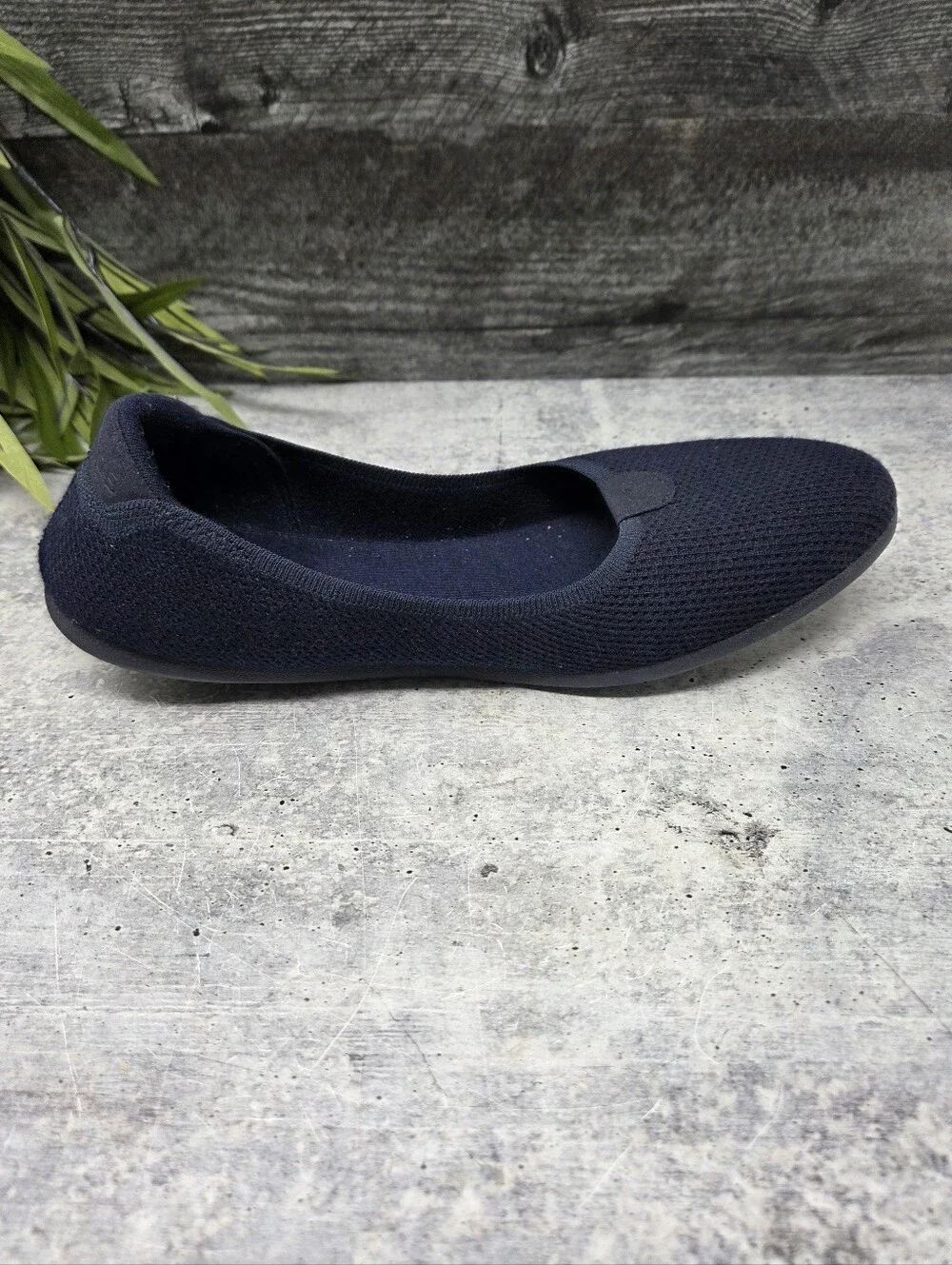 Merinos Navy Blue Flats Womens Size 12 Flexible Lightweight Comfort Breathable